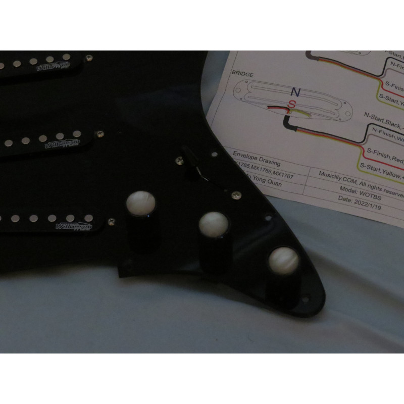 Strat Style Loaded Pickguard