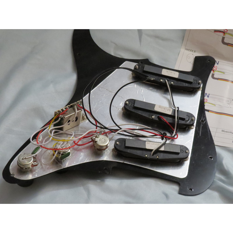 Strat Style Loaded Pickguard